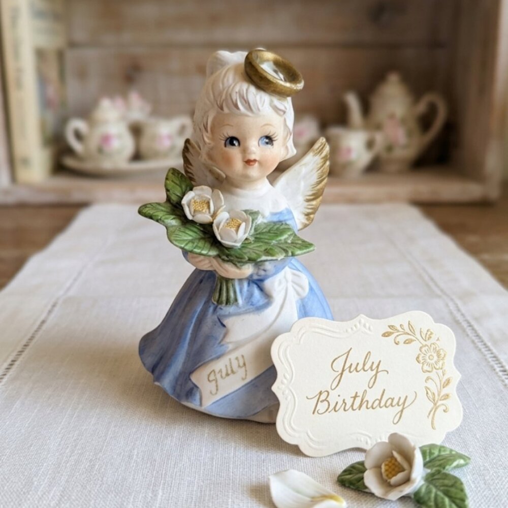 Vintage July Kelvin Exclusive Birthday Angel B-776